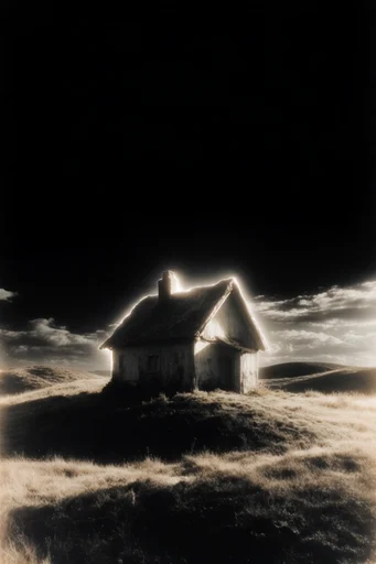 Spectral Cosmic Noir style AI image example 4