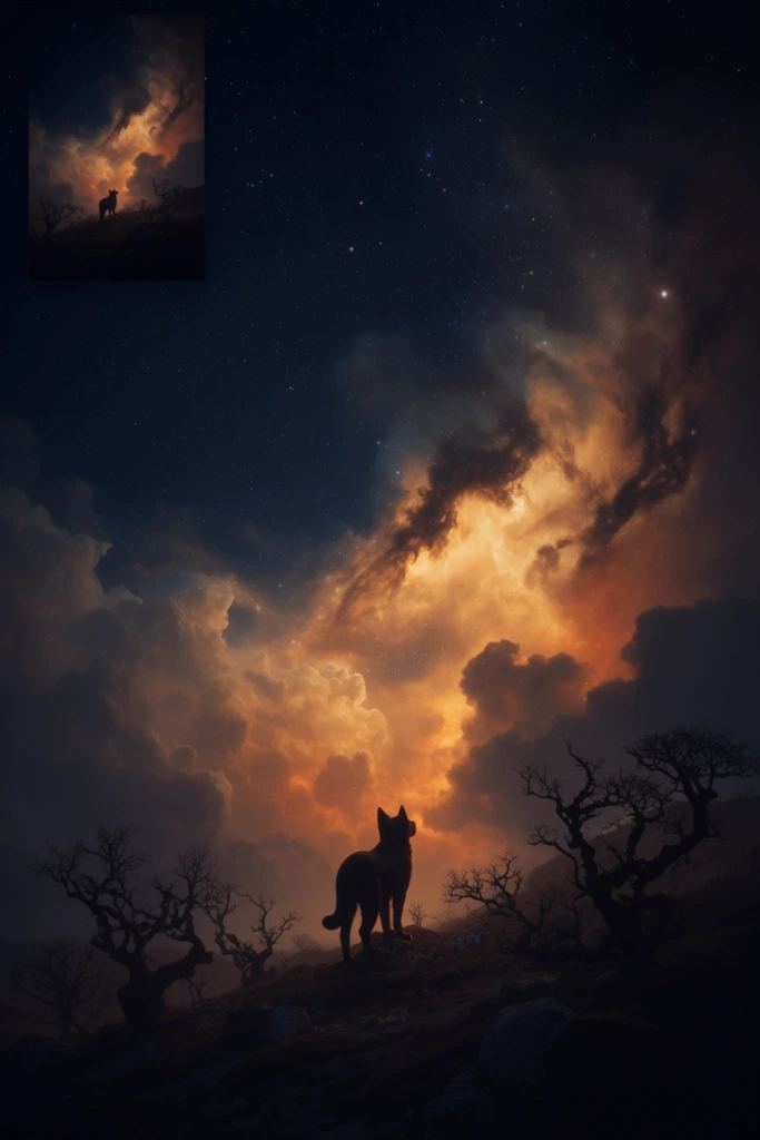 Celestial Nocturnal Sublime style AI image example 3