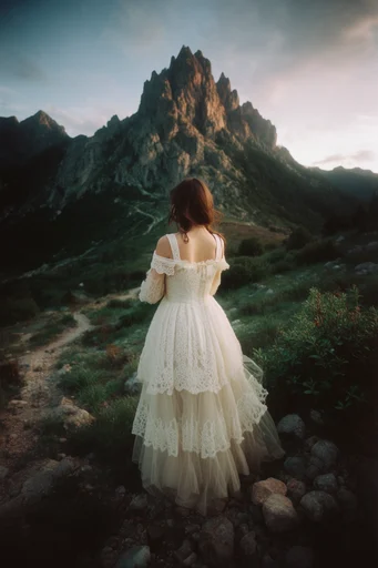Ethereal Melancholic Dreamscape style reference image — 35mm film photography