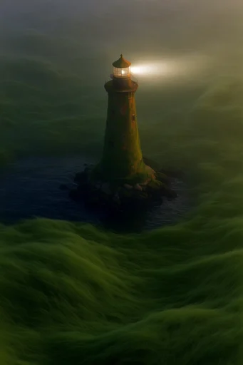 Verdant Surreal Minimalism style reference image — soft diffuse lighting