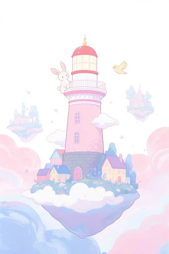 Ethereal Pastel Dreamcore style reference image — shimmering glitter overlay