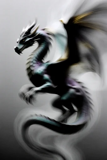 Kinetic Spectral Monochrome style reference image — chiaroscuro lighting