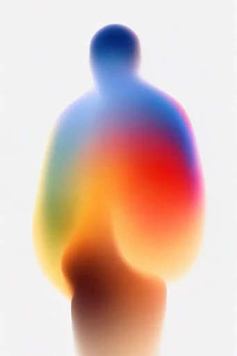 Luminous Chromatic Morphism moodboard — generate AI images in this style