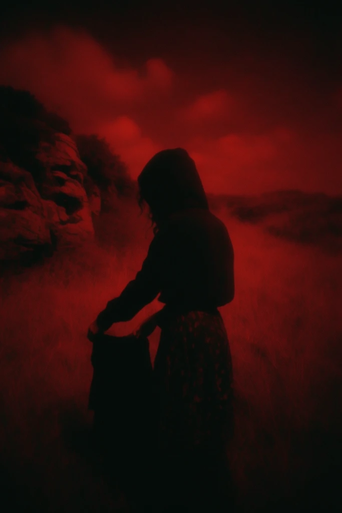Nocturnal Crimson Infrared style AI image example 1