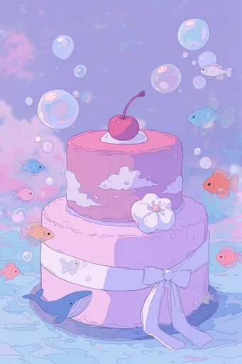 Surreal Pastel Dreamscape style reference image — lofi dreamscape