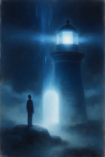 Ethereal Nocturnal Luminescence style reference image — ethereal silhouettes