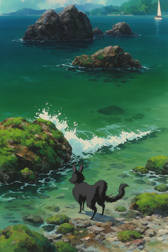 Luminous Aquatic Impressionism style AI image example 3