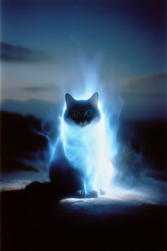 Luminescent Nocturnal Etherealism style reference image — surreal nocturnal atmosphere