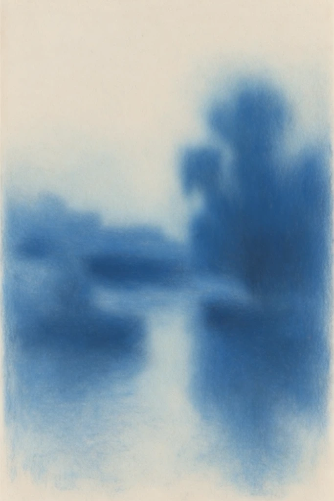 Ethereal Indigo Minimalism style AI image example 2