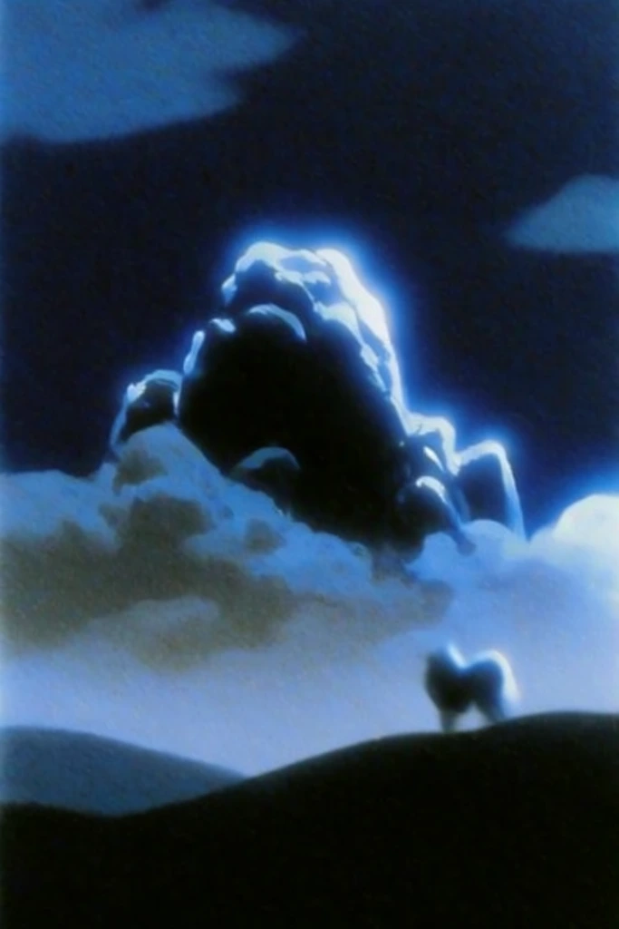 Ethereal Bioluminescent Noir style AI image example 2