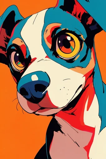 Retro Pop Anime style reference image — vintage hand-drawn look