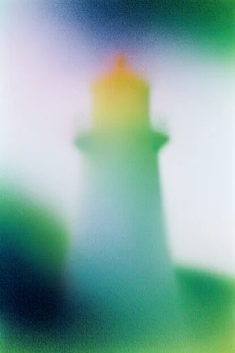 Atmospheric Grainy Abstraction style reference image — organic color gradient