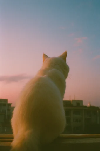 Nostalgic Analog Dreamscape style reference image — vintage film grain