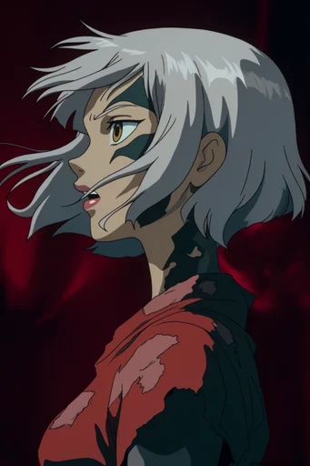 Midnight Cel Aesthetic style reference image — vintage OVA aesthetic