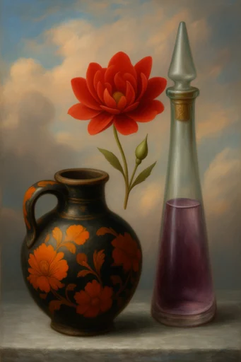 Ethereal Surrealist Romanticism style reference image — magical realism