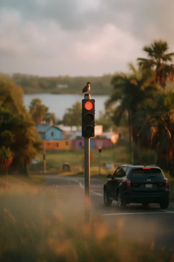 Nostalgic Cinematic Solitude style reference image — golden hour lighting