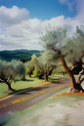 Kinetic Sun-Drenched Motion style AI image example 2