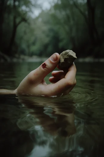 Cinematic Tactile Melancholy style reference image — low-key moody lighting
