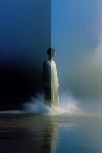 Moody Ethereal Minimalism moodboard — generate AI images in this style