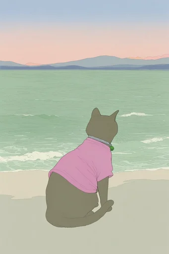 Serene Pastel Surrealism style reference image — symmetrical composition