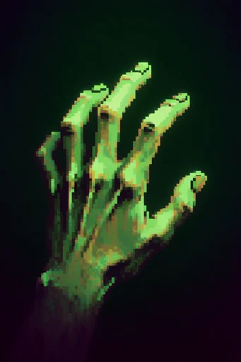 Neon Retro Pixel-Cosmos style reference image — retro gaming aesthetic