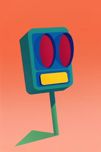 Textured Modern Illustration style reference image — grainy texture