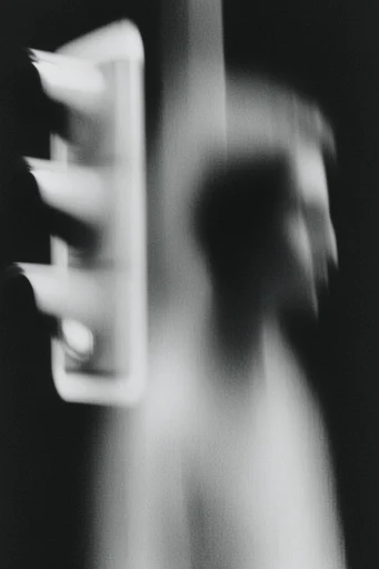 Spectral Pictorial Noir style reference image — monochromatic dreamscape