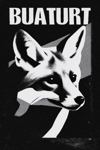 Gritty Monochromatic Brutalism style reference image — brutalist graphic design