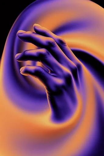Luminous Psychedelic Depth style reference image — concentric wave patterns