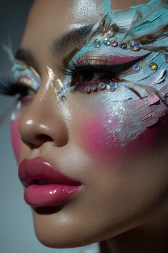Hyper-Tactile Surrealist Beauty moodboard — generate AI images in this style