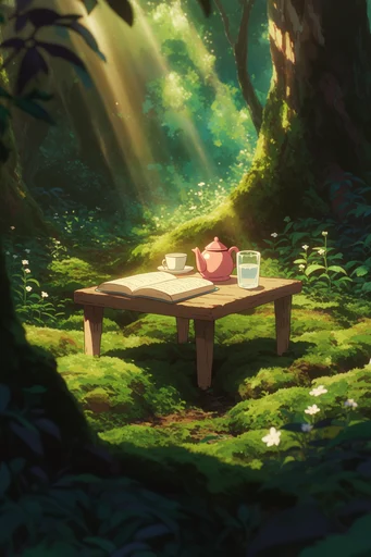 Lush Arcane Cel-Animation style reference image — cel-shaded illustration
