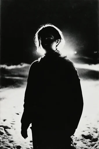 Cinematic Monochrome Noir moodboard — generate AI images in this style