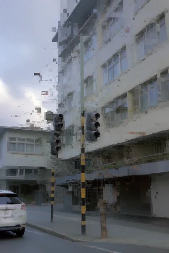 Prismatic Digital Fragmentation style reference image — chromatic aberration