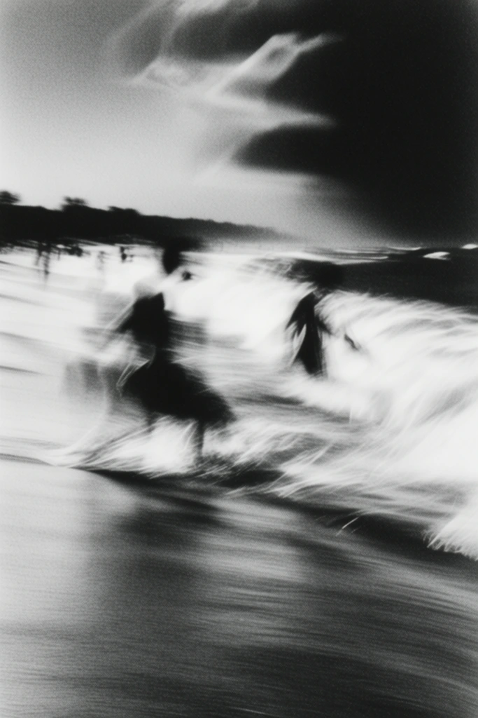 Kinetic Spectral Monochrome style AI image example 2