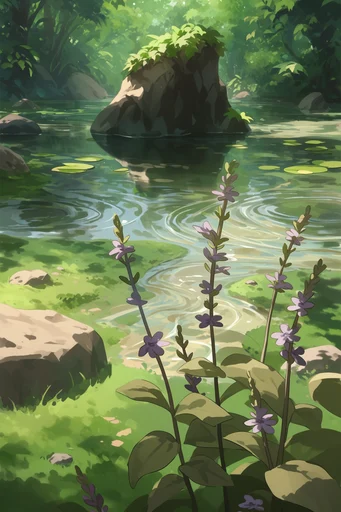 Luminous Mossy Wilderness style reference image — ethereal atmosphere