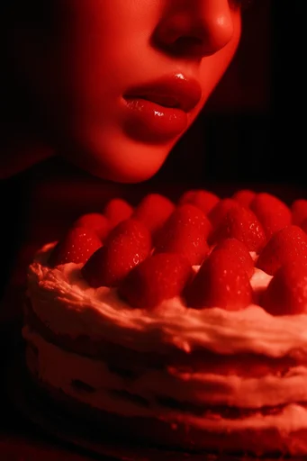 Crimson Noir Spectral style reference image — cinematic melodrama