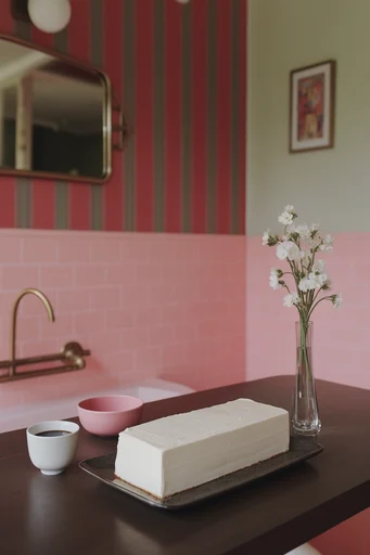 Cinematic Retro Maximalism style reference image — eclectic maximalist interior