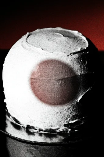 Gritty Chiaroscuro Noir style reference image — experimental xerox aesthetic