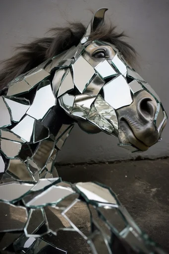 Fragmented Tactile Realism style AI image example 3