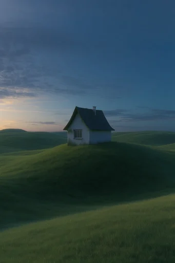 Velvet Minimalist Landscapes style AI image example 4