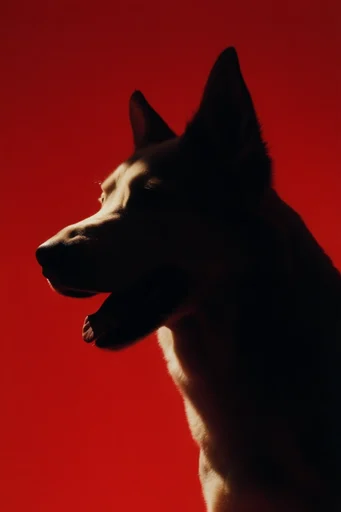 Cinematic Chiaroscuro Noir style reference image — avant-garde editorial