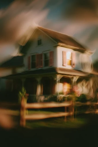 Spectral Kinetic Chiaroscuro style reference image — painterly film grain