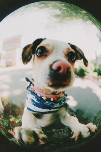 Cinematic Fisheye Streetwise style AI image example 3
