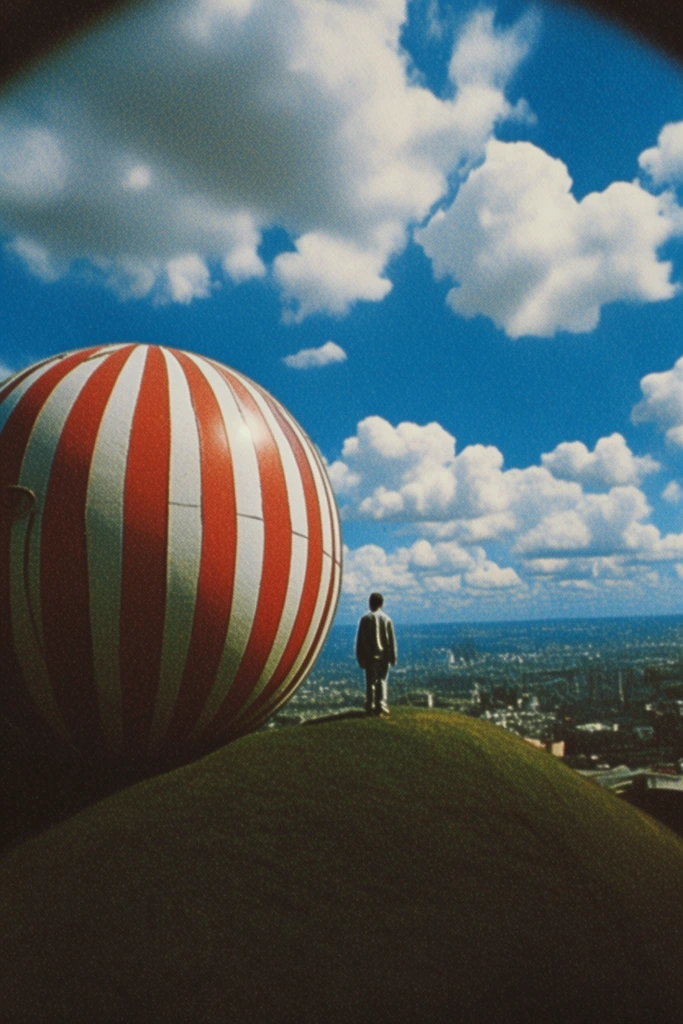 Vibrant Analog Surrealism style AI image example 2
