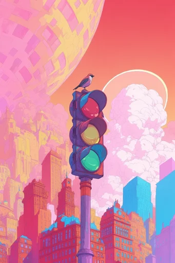 Ethereal Pastel Dreamscape style reference image — soft gradient textures
