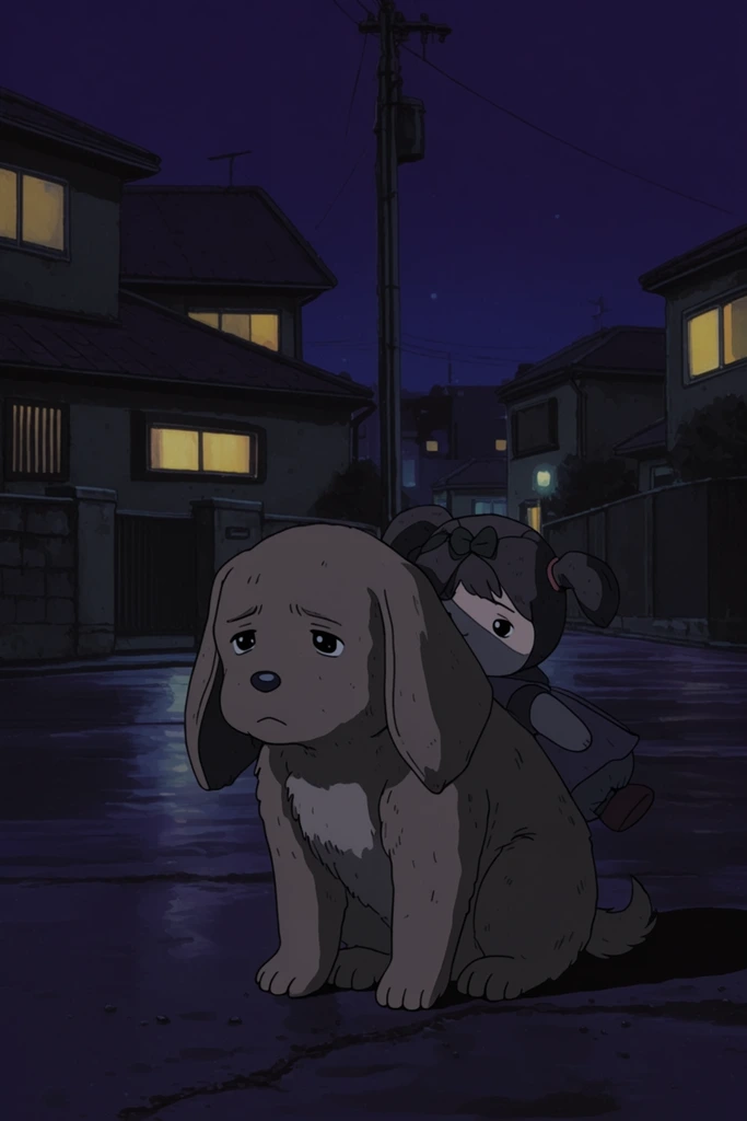 Cinematic Nocturnal Anime style AI image example 3
