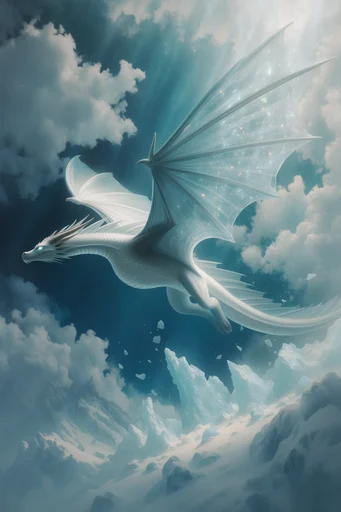 Celestial Glacial Solitude style reference image — cosmic scale