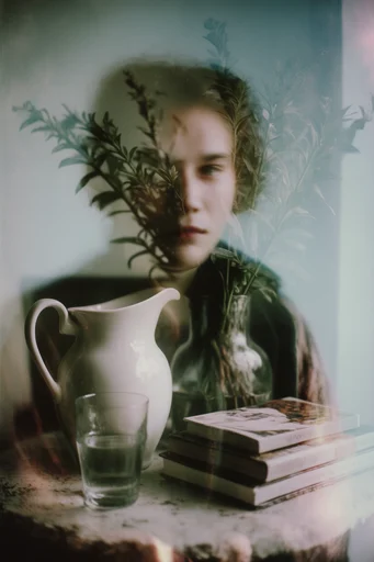 Ethereal Analog Nostalgia style reference image — analog film photography