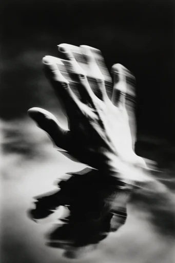 Kinetic Spectral Noir style reference image — intentional motion blur