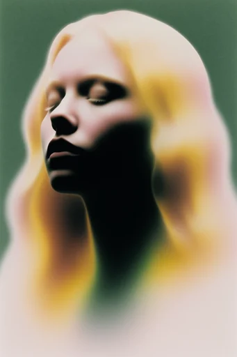 Luminescent Spectral Noir style reference image — minimalist surrealism